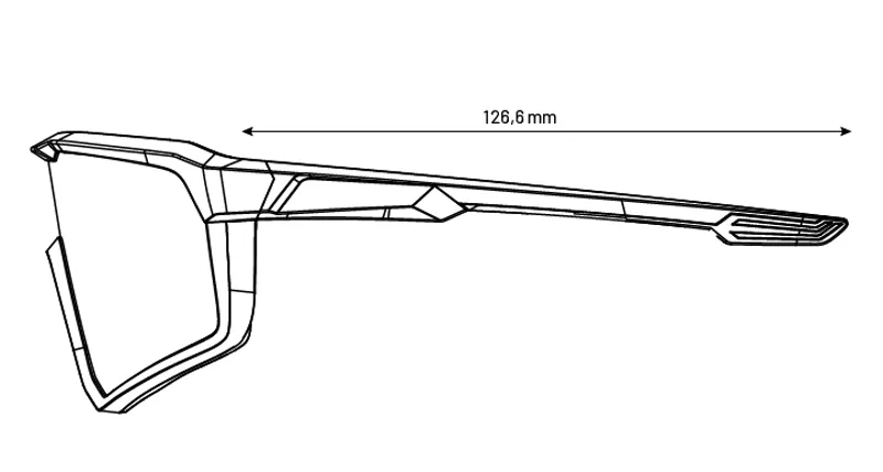 Cabe Asphalt Sunglasses Matt Black Zone Grey Cat 3 Green - LIGHT SCRATCH TO LENSE-7